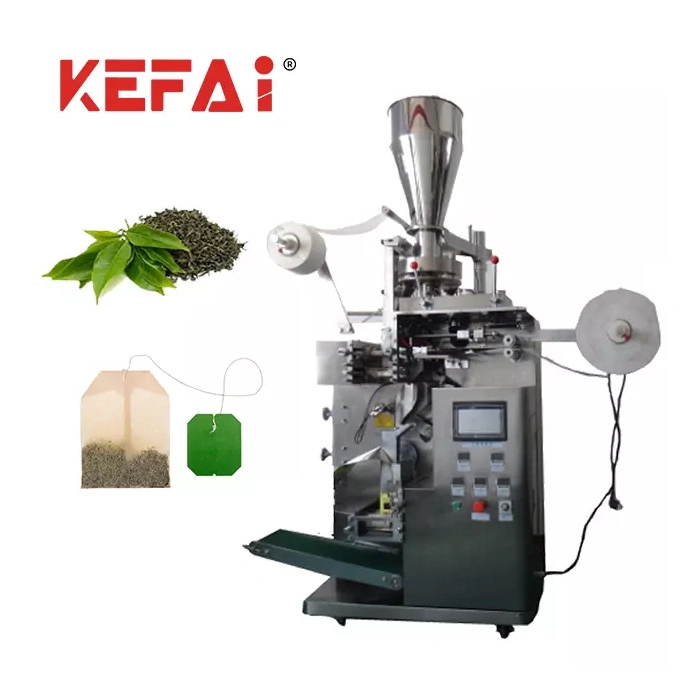 Kefai Automatic Nylon Pyramid Inner Outer Triangle Tea Bag Filter Paper Making Packing Machine with Thread Envelope Tea Packaging Machine Price