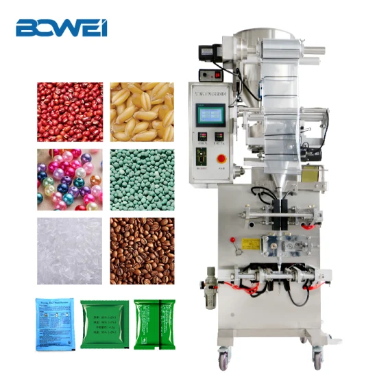 Bowei Form Fill Seal Machine Máquina de embalagem de azeite para batatas fritas em pó Venda suco Fabricantes